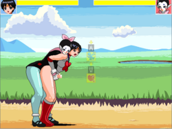 Size Fetish One x Shota Battle 2 - Female Mutant VS Crossdressing Soldier screenshot 2