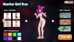 Hentai girl run screenshot 2