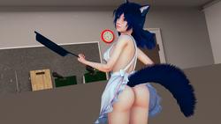 My Catgirl Maid Thinks She Runs the Place Unofficial 3D Remake screenshot 3
