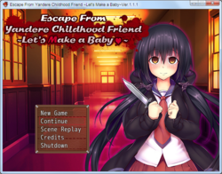 Escape From Yandere Childhood Friend ~Let's Make a Baby~ screenshot 0