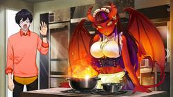 Succubus's making lunch [Final] [Hunny Bunny Studio] screenshot 2