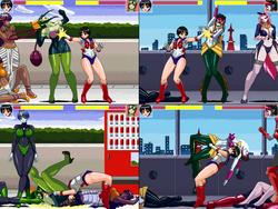 Size Fetish One x Shota Battle 2 - Female Mutant VS Crossdressing Soldier screenshot 3