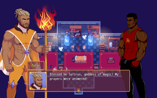 Burning Horns – A Bara Isekai JRPG [v1.0.6b] [Male Doll]
