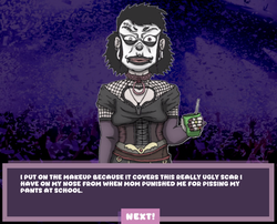Approach the weird Goth Girl at the Party! [v1.0] [Nuskadamo] screenshot 0