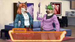 Chord Progressions, Furry Visual Novel screenshot 1