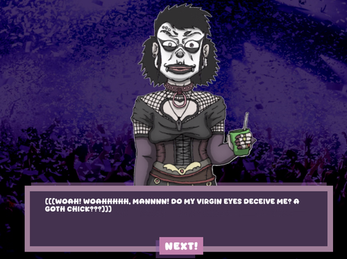 Approach the weird Goth Girl at the Party! [v1.0] [Nuskadamo]