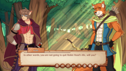 Burrow of the Fallen Bear: A Gay Furry Visual Novel screenshot 3