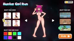Hentai girl run screenshot 1