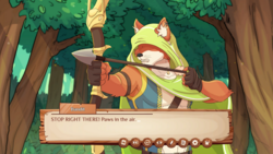 Burrow of the Fallen Bear: A Gay Furry Visual Novel screenshot 4