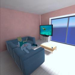 Invisible Man VR In Eleanor's Room [v1.91] [GamesSafu] screenshot 3