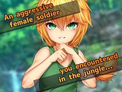 Mini Game Solely For Masturbation: Female Soldier screenshot 1